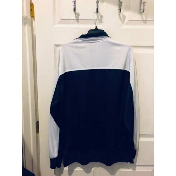 NordicTrack Men's White and Black Color Block Full Zip Jacket - Size L - Picture 5 of 7